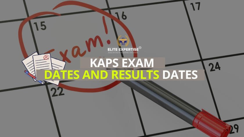 KAPS exams dates and results