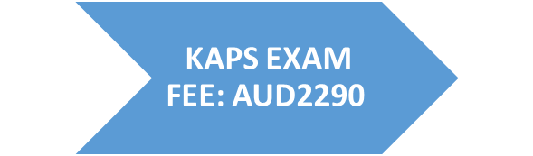 KAPS EXAM FEE: AUD2290 
