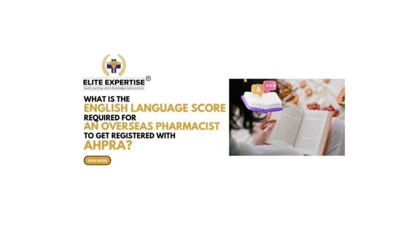 what is the english language test required to get register with APHRA