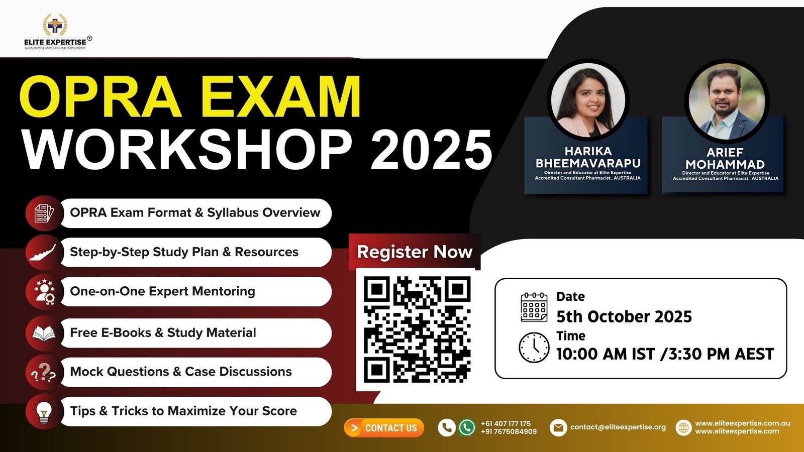 opra exam workshop 2025