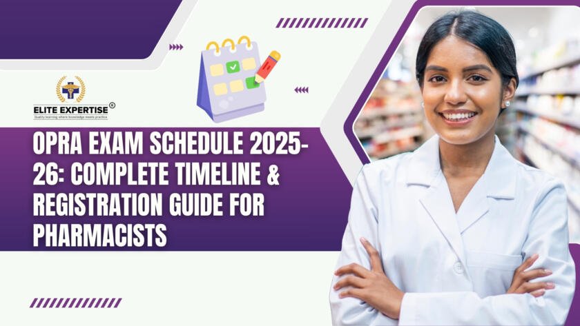 OPRA Exam Schedule