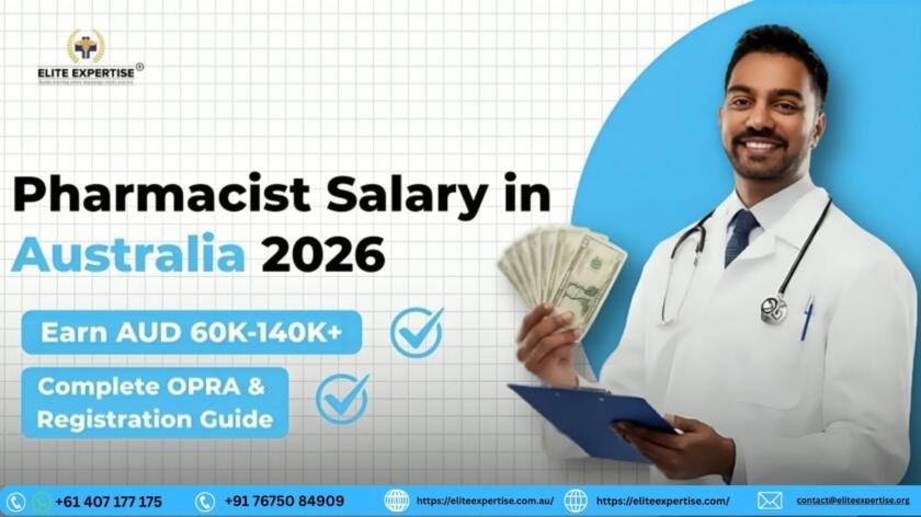 Pharmacist Salary in Australia 2026: Earn AUD 60K-140K+ | Complete OPRA & Registration Guide