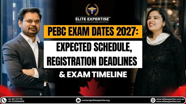 PEBC Exam Dates 2027 Expected