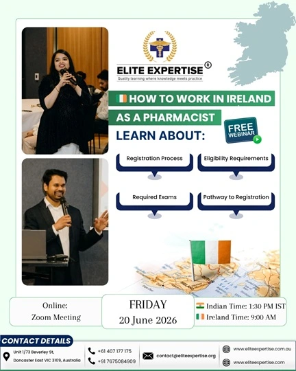 How to Work in Ireland as a Pharmacist Free Webinar