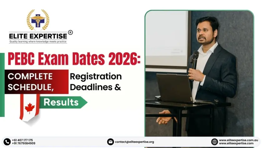 PEBC Exam Dates 2026