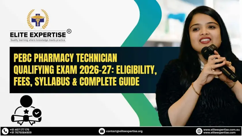 PEBC Pharmacy Technician Qualifying Exam 2026