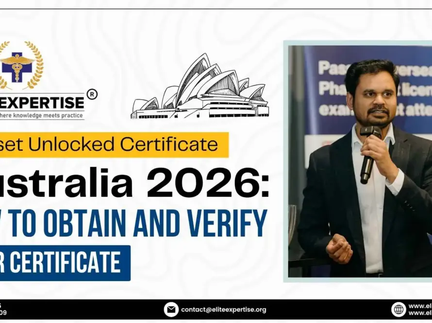 Pharmacist Registration Certificate Australia 2026 How to Obtain and Verify Your Certificate