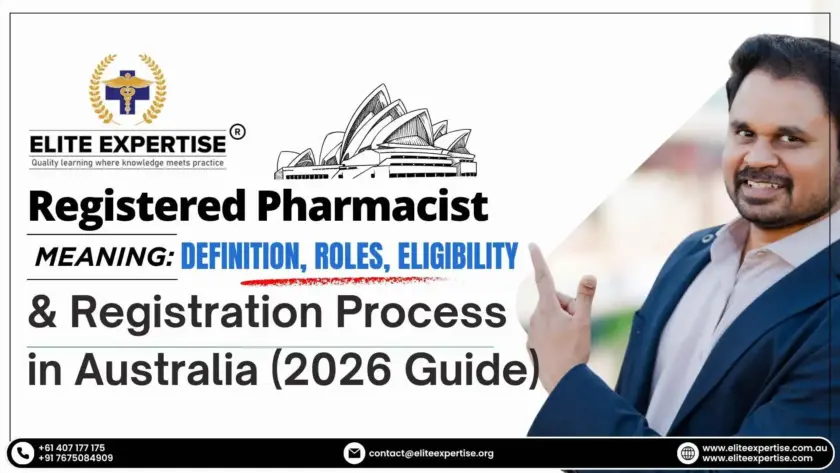 Registered Pharmacist Meaning Definition, Roles, Eligibility & Registration Process in Australia (2026 Guide)