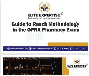 Guide to Rasch Methodology in the OPRA Pharmacy Exam
